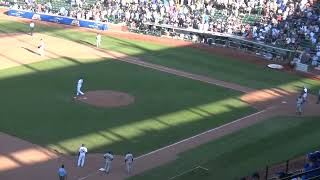 Derek Jeters 7th and final at bat in Wrigley Field May 21 2014 [upl. by Kinimod]