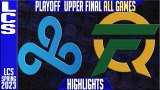 C9 vs FLY Highlights ALL GAMES  LCS Spring 2023 Playoffs Upper Final  Cloud9 vs FlyQuest [upl. by Esiahc]