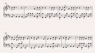 Alice Merton  No Roots  Piano score sheet  Instrumental [upl. by Ewart291]