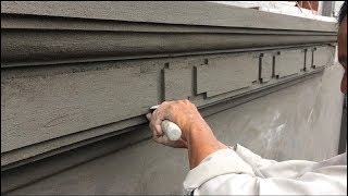 Amazing Cement Working You Need Know  Beautiful Art Rendering Sand And Cement On Wall Concrete [upl. by Anilrahc243]