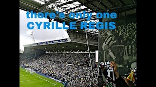 WBA vs SOUTHAMPTON 3218 CYRILLE REGIS tribute [upl. by Marrissa]