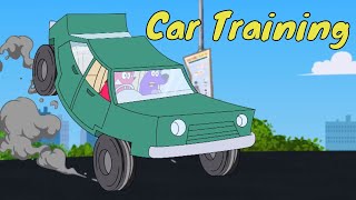 Car Training Ep  32  Pyaar Mohabbat Happy Lucky  Hindi Animated Cartoon Show  Zee Kids [upl. by Dlaregztif741]