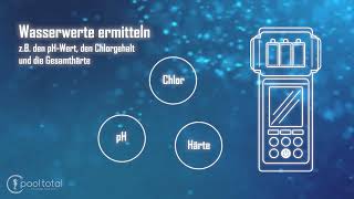 PoolLAB 20 Pooltester Photometer Anleitung zur schnellen gleichzeitigen Messung von 3 Parametern [upl. by Herman]