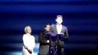 Ryan Molloys acceptance speech for his Whats on Stage Theatregoers Choice Award [upl. by Lyall]