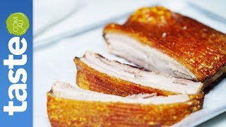 Crispy pork belly recipe with a secret ingredient  tastecomau [upl. by Ayahsey]