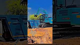 tranding video📸civil work🚧🏗️🛣️civil engineer👷Excavator working💕Heavy truck🚒construction site 💪 [upl. by Jaymie]