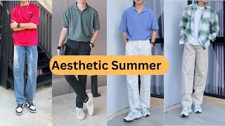 Simple Summer Outfits For Skinny Guys [upl. by Atalanti]