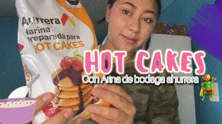 Hot Cakes🥞Harina de Bodega Aurrerá✅Un desayuno muy deli 😱🤗 [upl. by Braunstein]