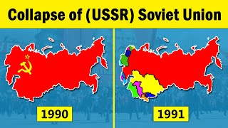 History of Collapse of the Soviet Union in English  History of USSR [upl. by Merline]