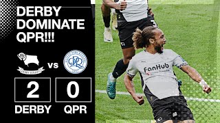 DERBY COUNTY SEND QPR PACKING AFTER INCREDIBLE PERFORMANCE [upl. by Tilford827]