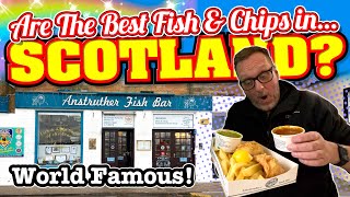 Are The UKs BEST FISH amp CHIPS in SCOTLAND Anstruther Fish Bar [upl. by Mignon221]