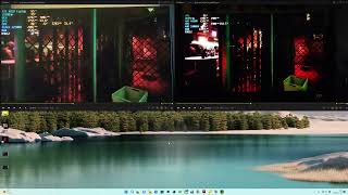 AMD 6800M 5900HX laptop vs nvidia 4060 12700H Laptop cyberpuk 2077 4K high setting [upl. by Gabi]