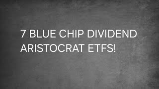 DIVIDEND ARISTOCRAT ETFS [upl. by Leblanc]