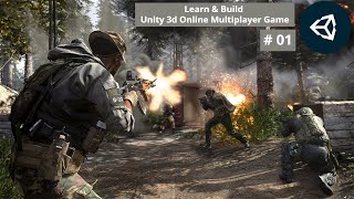 Unity Multiplayer Online Shooting Game  Unity Photon Networking amp Photon Multiplayer Game Tutorial [upl. by Yerfej559]