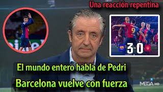 ¡No creerás lo que dijo Josep Pedrol tras la victoria del Barcelona y la brillantez de Pedri [upl. by Nahij]