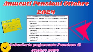 🎉 Pensioni Ottobre 2024 Aumenti Incredibili Inps Scopri Se Sei Coinvoltoquot [upl. by Aiblis]