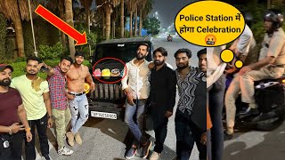 100k Celebration 🎉 Police आ गई 😰 samkofficial [upl. by Adnola297]