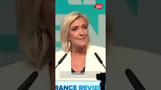 Marine Le Pen réagit aux résultats des élections européennes [upl. by Arrec]