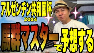 【アルゼンチン共和国杯2024】馬群マスターで予想します！ [upl. by Vardon]