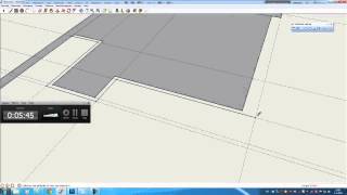 huis tekenen met gegeven maten in Sketchup [upl. by Roxana]