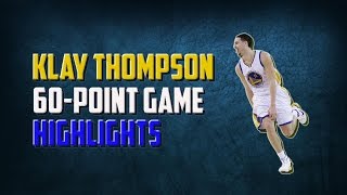 Klay Thompson 60 point game highlights  120516 [upl. by Naol299]