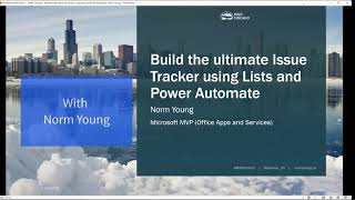 Build the ultimate Issue Tracker using Lists and Power Automate with Norm Young [upl. by Veats]