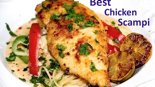 Best Chicken ScampiOlive Garden Style From Lovelys Kitchen [upl. by Lein]