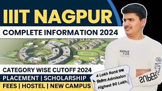 IIIT Nagpur Cutoff 2024 New Campus Placement Record Hostel Fees etc  JoSAA Counselling 2024 [upl. by Warford]