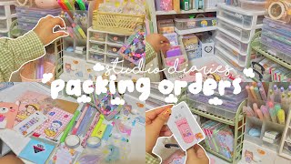 Pack an orders ASMR small business studio diaries  philippines [upl. by Bokaj189]