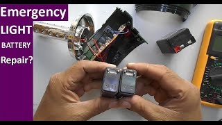 How to Repair Emergency Light Battery Problem [upl. by Alleiram379]