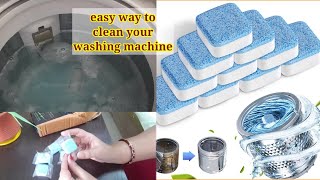 washing machine cleaning tablets washing machine cleaning how to clean washing machine [upl. by Ylim]