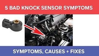 5 Bad Knock Sensor Symptoms amp How To Fix [upl. by Nho]