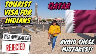 Qatar Tourist Visa Requirements for Indians  Visa Application Process [upl. by Burnard553]