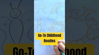 My GoTo Childhood Doodles Part 2✍🏼 shorts childhoodmemories doodles doodleart doodlingart [upl. by Darryl]