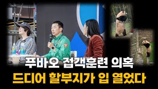 참다못한 할부지가 푸바오 접객 훈련 의혹에 대해 말했습니다｜푸바오 발정 현상 관련 영상 확보｜러바오가 안녕 할부지 홍보 영상을 찍었다고 [upl. by Noj]