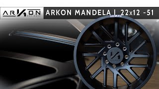 ARKON Mandela 22x12  Satin Black [upl. by Moynahan]