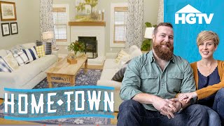 TRULY BEAUTIFUL Classic Home Remodel  Hometown  HGTV [upl. by Aruasor]