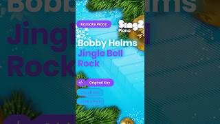 Jingle Bell Rock Karaoke Piano Instrumental 🎄 Green Screen Yourself Into Video via Sing2Minis 🕺 [upl. by Berlyn]