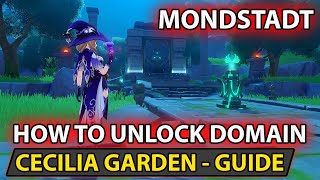 Genshin Impact  How To Unlock Domain Cecilia Garden All 4 Seelie Location Puzzle Guide [upl. by Phenica]