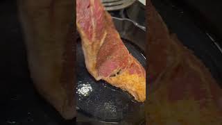 Seasoned steak 🥹😩 food cook familyvlog foodie steak steakhouse steaks steakrecipe [upl. by Norabal]