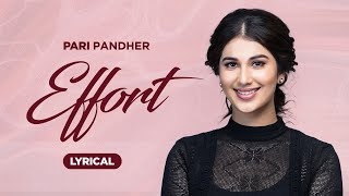 Effort  Pari Pandher Lyrical  Mxrci Season  Rav Hanjra  New Punjabi Songs 2023  Speed Punjabi [upl. by Dal]