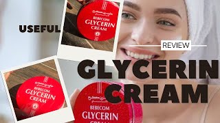 Glycerin Cream Review  Skin Moisturiser cream Review Bebecom Glycerin cream glycerine wintercare [upl. by Leyes]