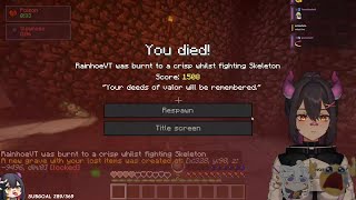 Playing Minecraft RLCraft with Shira and Deme [upl. by Aitahs]