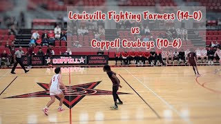 Lewisville 140 at Coppell 106 6A High School Basketball 121223 at Coppell High School [upl. by Violeta871]