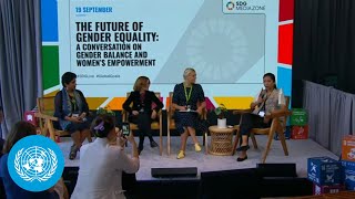 The Future of Gender Equality  Exploring Balance amp Empowerment  SDG Media Zone  United Nations [upl. by Eittik341]