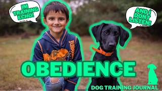 Obedience Training for a PUPPY  Dog Training Journal 8 [upl. by Wiltsey878]