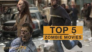 TOP 5 Zombie Movies [upl. by Enialed]