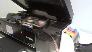 Continuous ink system CISS EPSON XP400 XP200 XP300 Workforce 2530 2540 printers [upl. by Alpert]