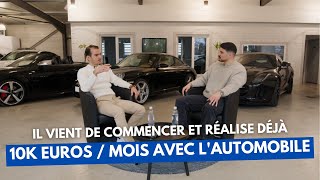 Comment gagner de largent avec lachat revente automobile ➙ Interview dun membre de ma formation [upl. by Had]