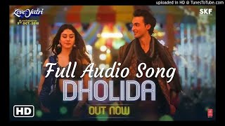 Dholida Full Audio Song  LOVEYATRI [upl. by Chevy]